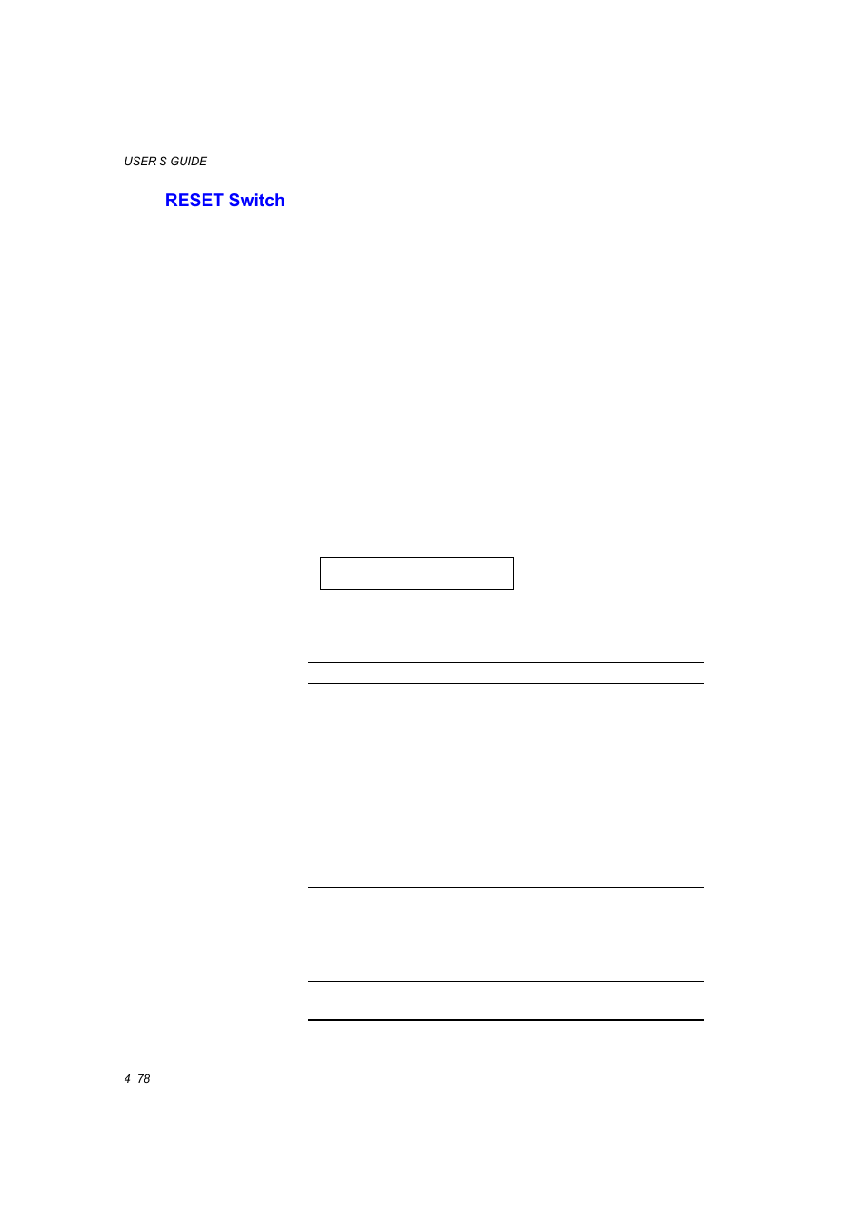 Reset switch, Reset switch -78, Reset switch” in | Chapter 4 | Brother HL-1660E User Manual | Page 145 / 258