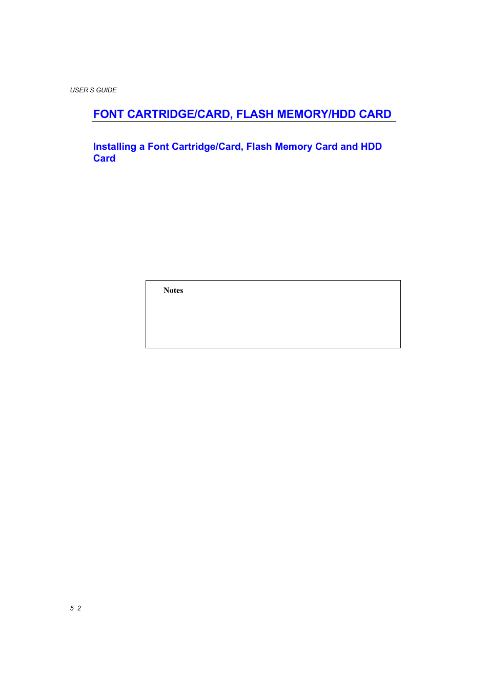 Font cartridge/card, flash memory/hdd card, Font cartridge/card, flash memory/hdd card -2, Hdd card -2 | Bitmapped fonts, Font | Brother HL-1660E User Manual | Page 158 / 258