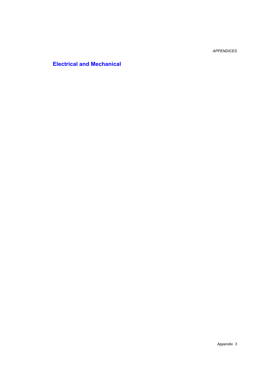 Electrical and mechanical | Brother HL-1660E User Manual | Page 197 / 258
