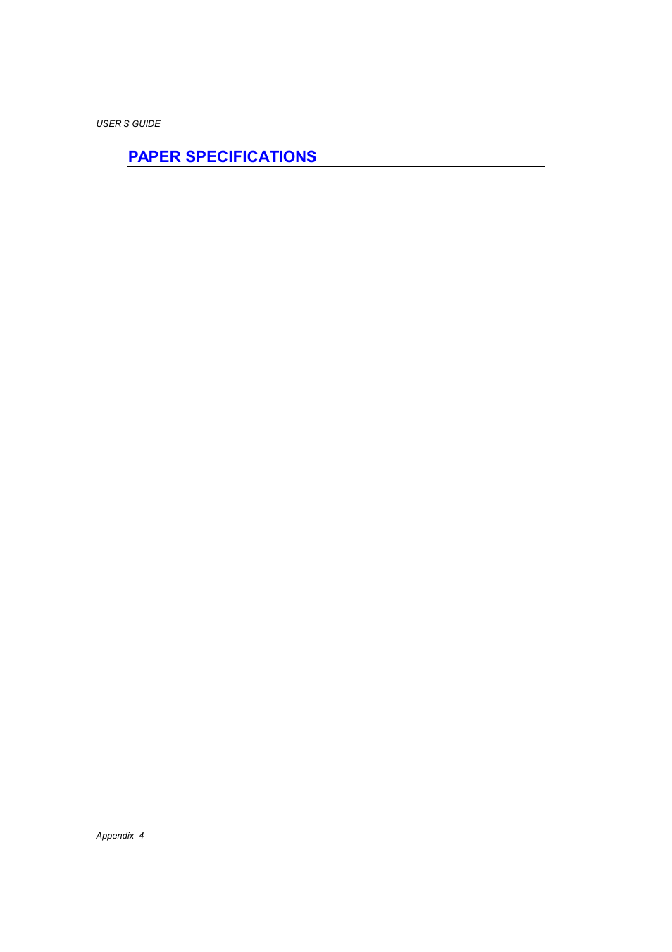 Paper specifications | Brother HL-1660E User Manual | Page 198 / 258