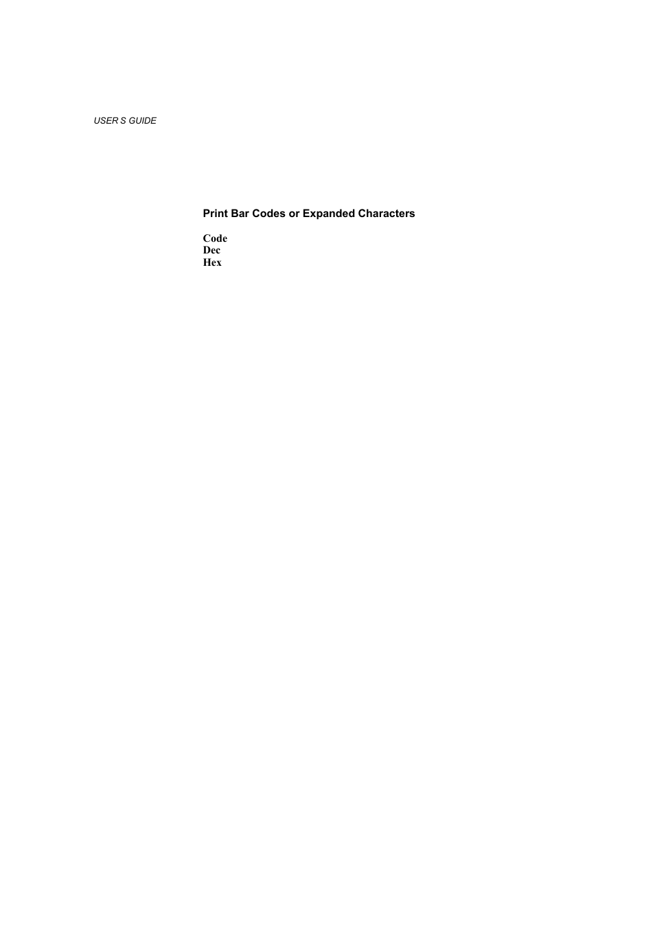 Bar code control | Brother HL-1660E User Manual | Page 247 / 258