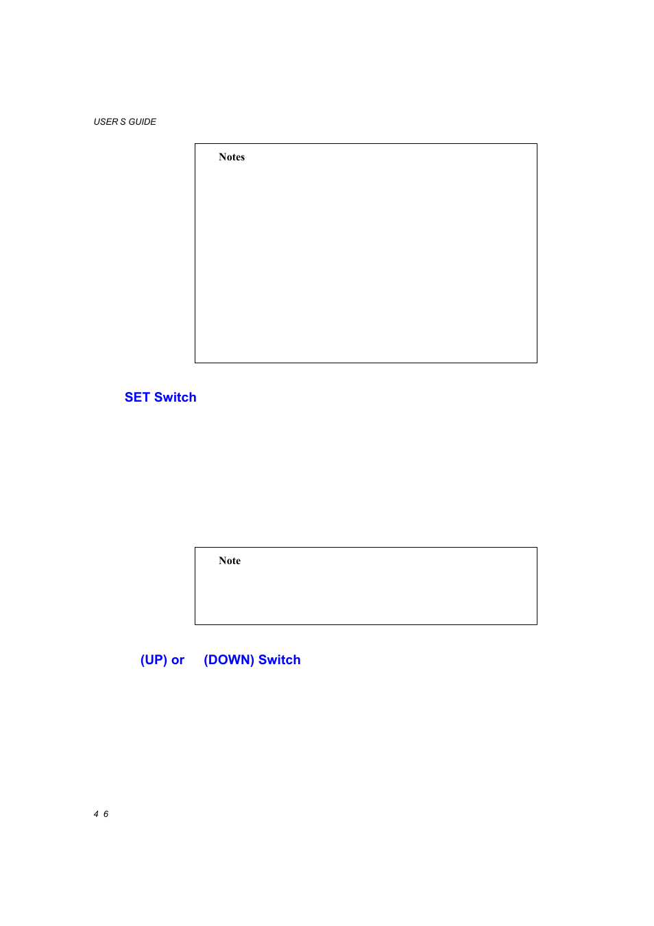 Set switch, Up or down switch, Set switch -6 ▲ (up) or ▼ (down) switch -6 | Up) or ▼ (down) switch | Brother HL-1660E User Manual | Page 73 / 258