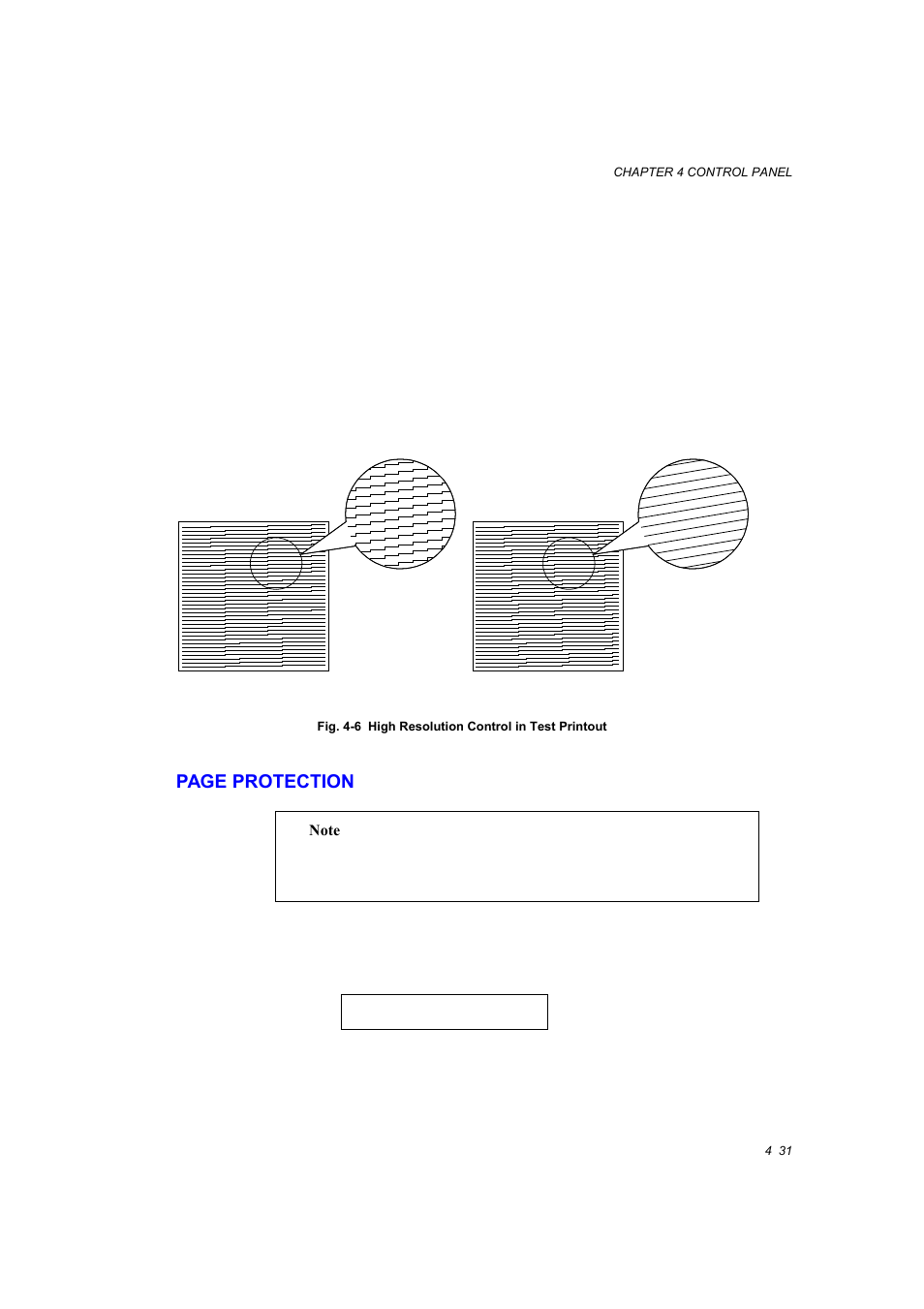 See 4-31.), Page protection | Brother HL-1660E User Manual | Page 98 / 258