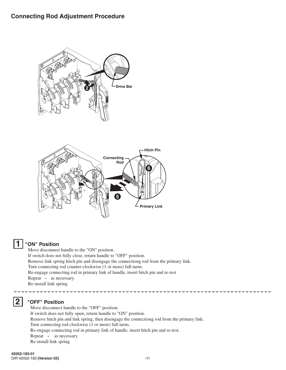 Rockwell Automation 1494V-DS600 - Series D Variable Depth Disconnect Switch Kit and Accessories (600A) User Manual | Page 4 / 12