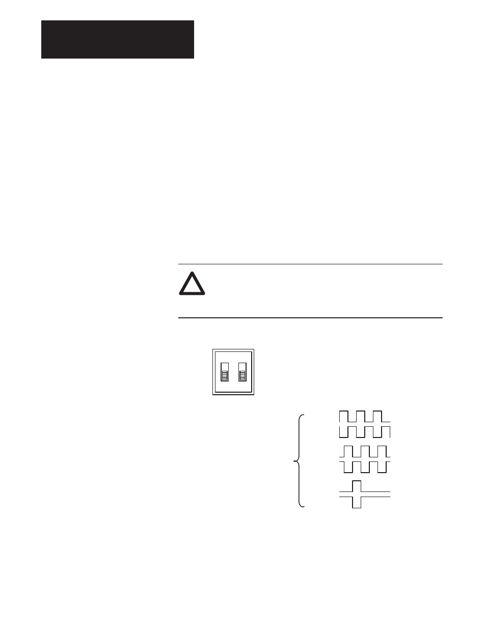 Switch settings, Duty cycle selector switch - sw1, A quad b encoder output switch - s1 | Rockwell Automation 1391 USER MNL/DIGITAL AC SERVO DR User Manual | Page 35 / 149