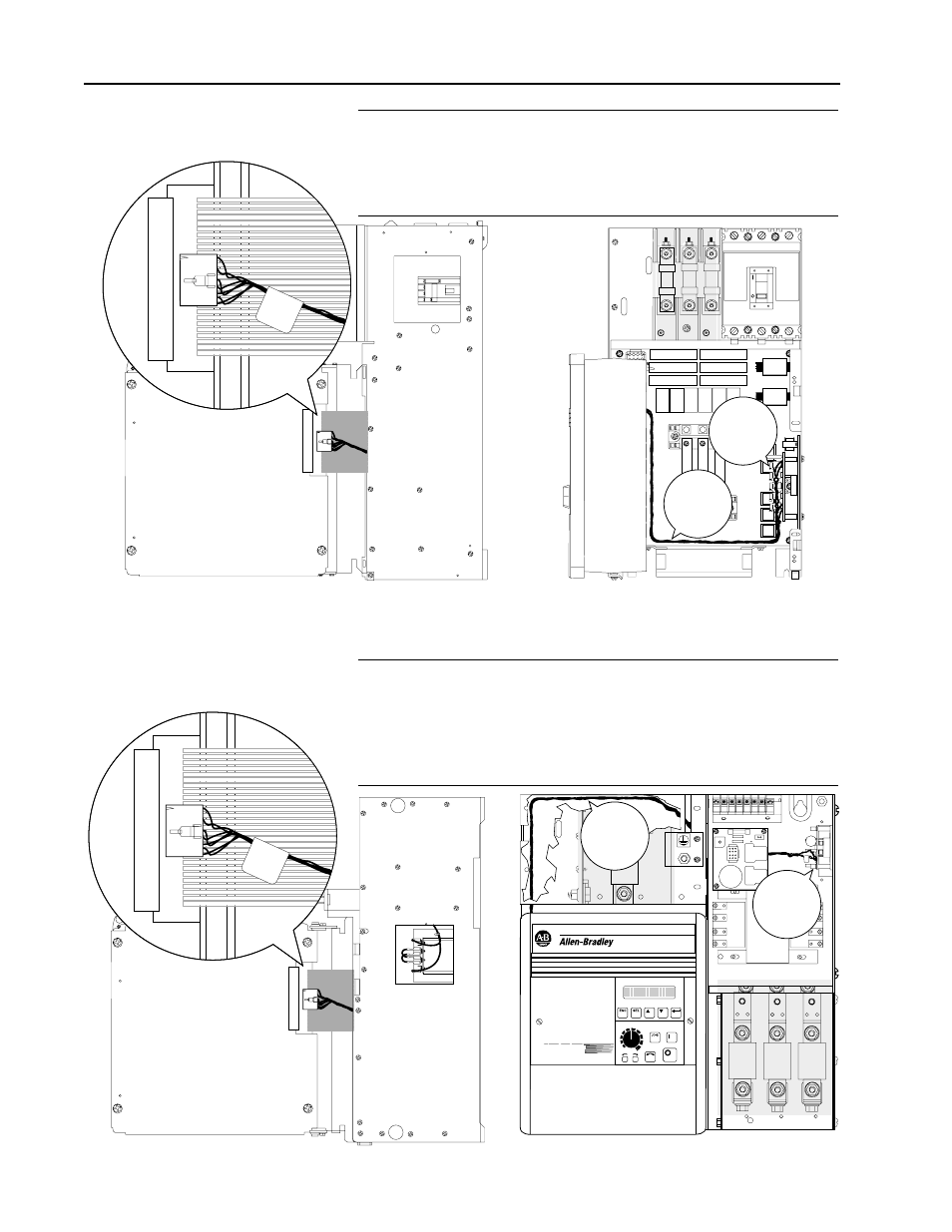 Installation, Continued), Carrier door open | Carrier door open — — carrier door closed | Rockwell Automation 1397 Regulated Field Supply Card User Manual | Page 10 / 16