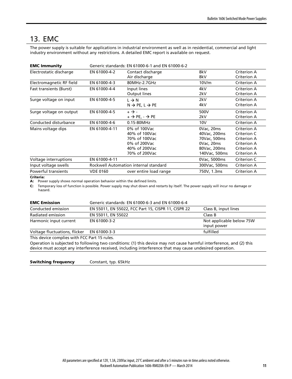 Rockwell Automation 1606-XLP15B Power Supply Reference Manual User Manual | Page 11 / 24
