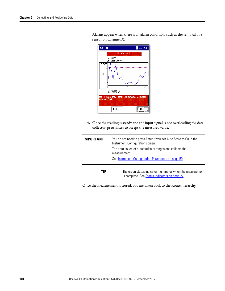 Rockwell Automation 1441-DYN25-Z Dynamix 2500 Data Collector User Manual | Page 140 / 218