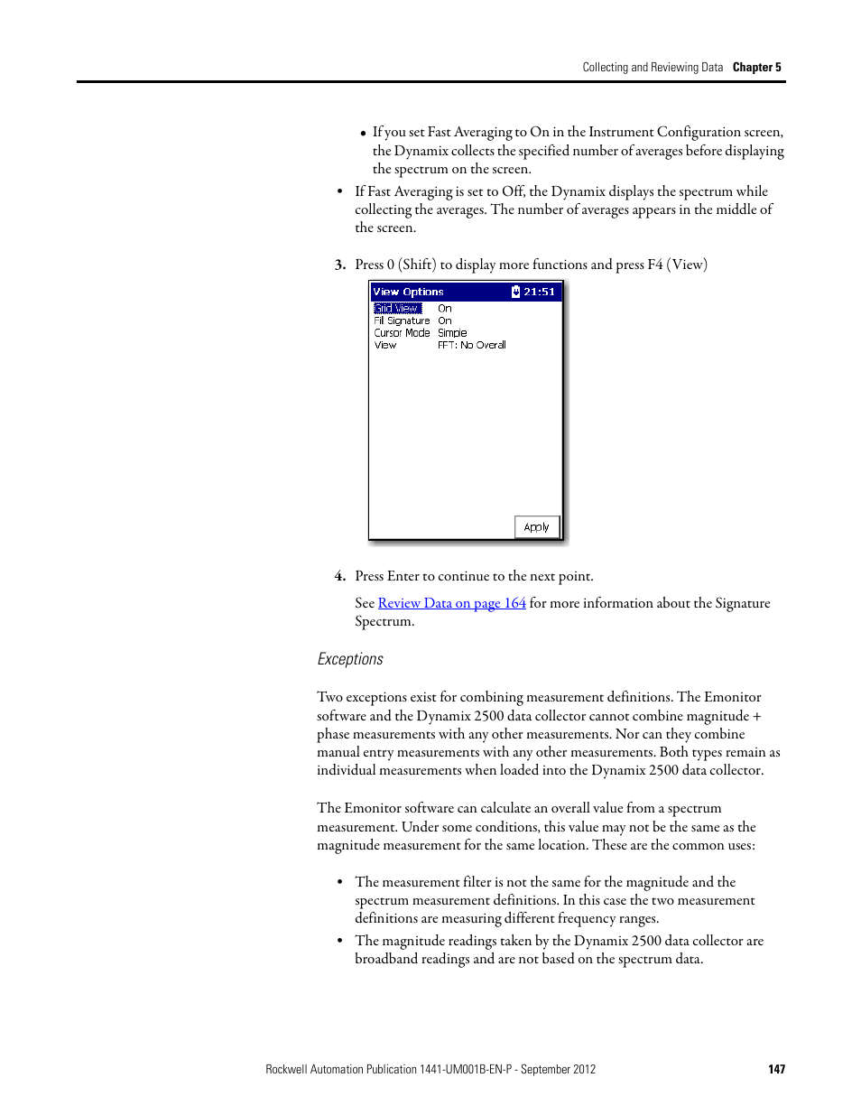 Rockwell Automation 1441-DYN25-Z Dynamix 2500 Data Collector User Manual | Page 147 / 218