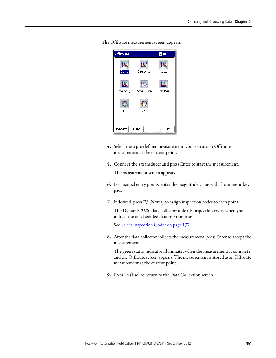 Rockwell Automation 1441-DYN25-Z Dynamix 2500 Data Collector User Manual | Page 151 / 218