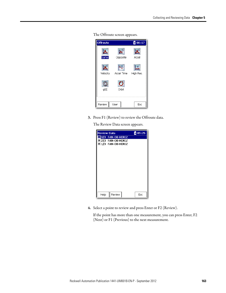 Rockwell Automation 1441-DYN25-Z Dynamix 2500 Data Collector User Manual | Page 163 / 218