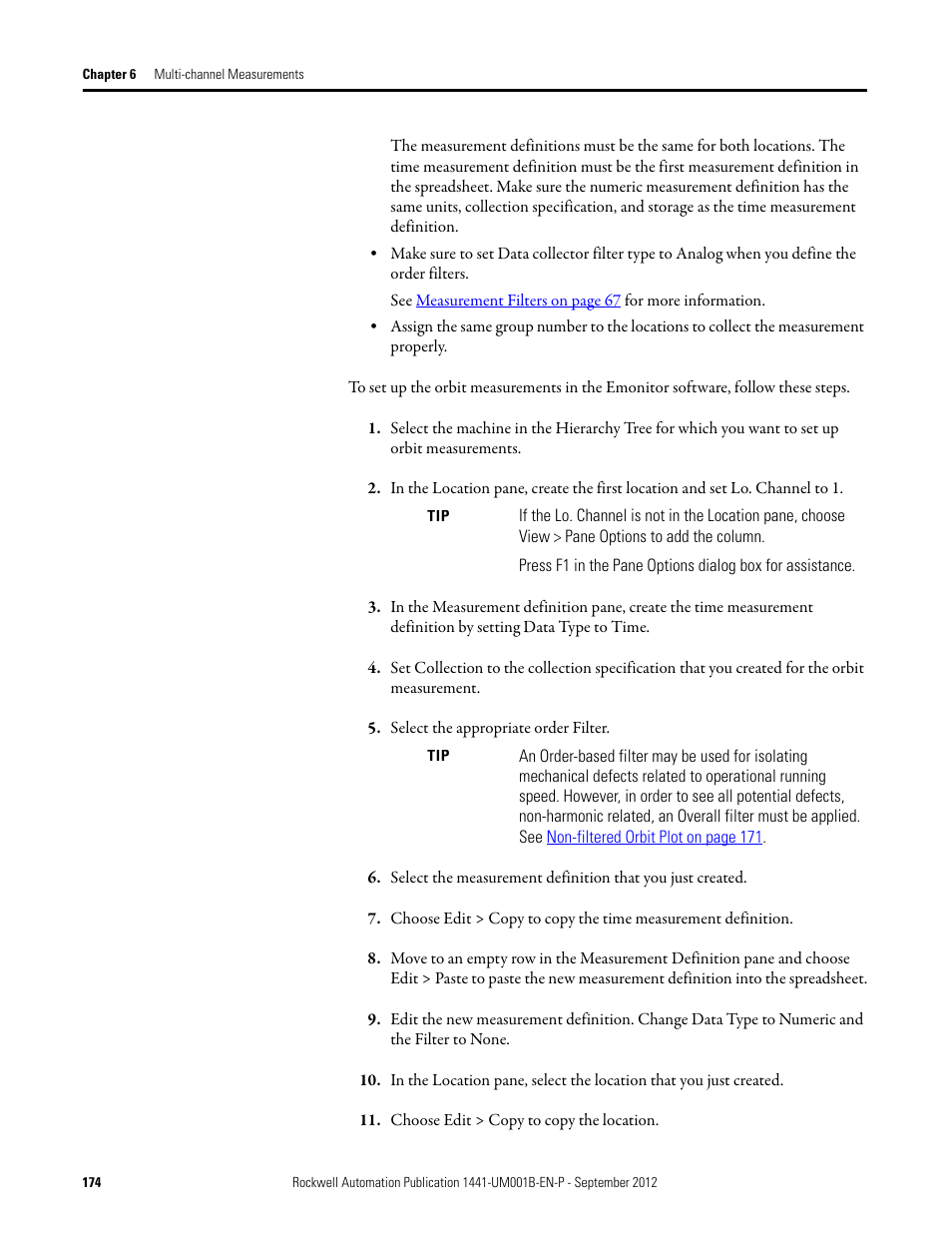 Rockwell Automation 1441-DYN25-Z Dynamix 2500 Data Collector User Manual | Page 174 / 218