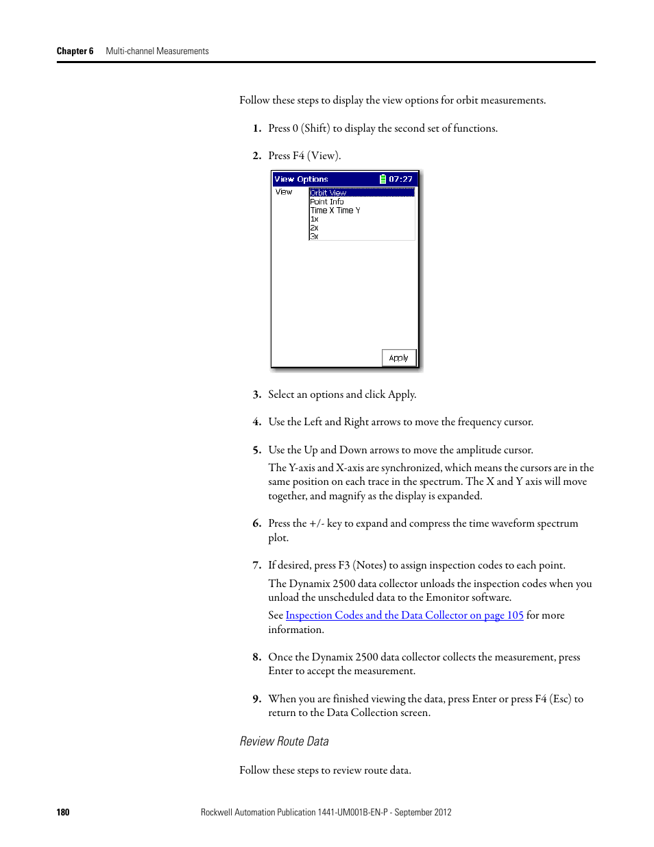 Rockwell Automation 1441-DYN25-Z Dynamix 2500 Data Collector User Manual | Page 180 / 218