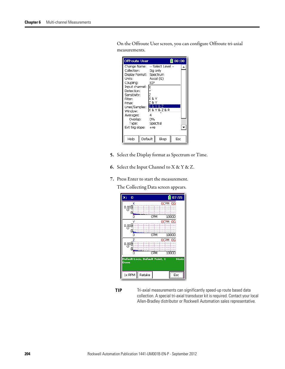 Rockwell Automation 1441-DYN25-Z Dynamix 2500 Data Collector User Manual | Page 204 / 218