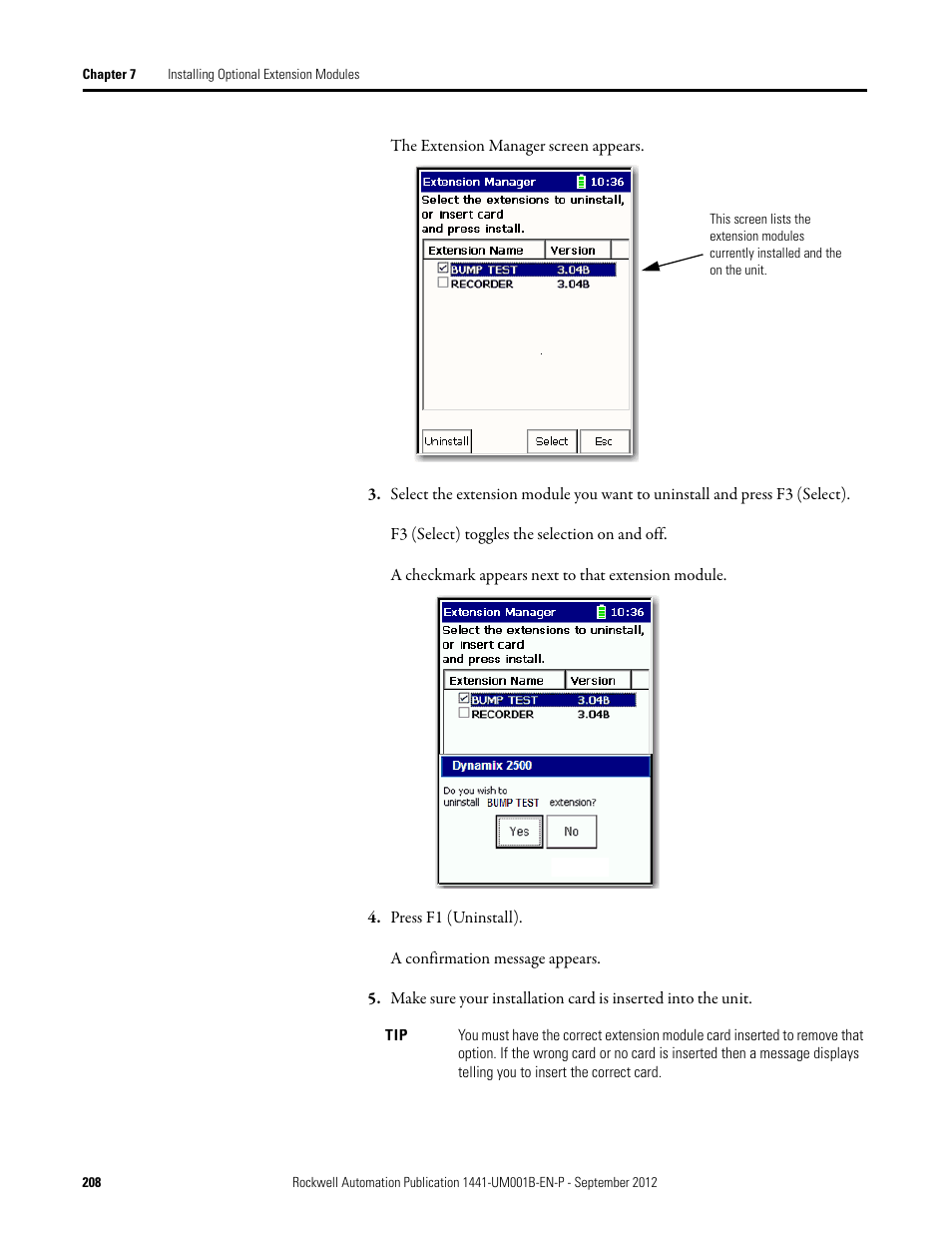 Rockwell Automation 1441-DYN25-Z Dynamix 2500 Data Collector User Manual | Page 208 / 218