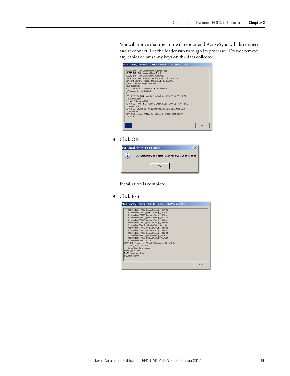 Rockwell Automation 1441-DYN25-Z Dynamix 2500 Data Collector User Manual | Page 39 / 218