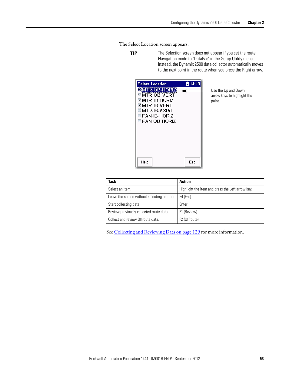 Rockwell Automation 1441-DYN25-Z Dynamix 2500 Data Collector User Manual | Page 53 / 218