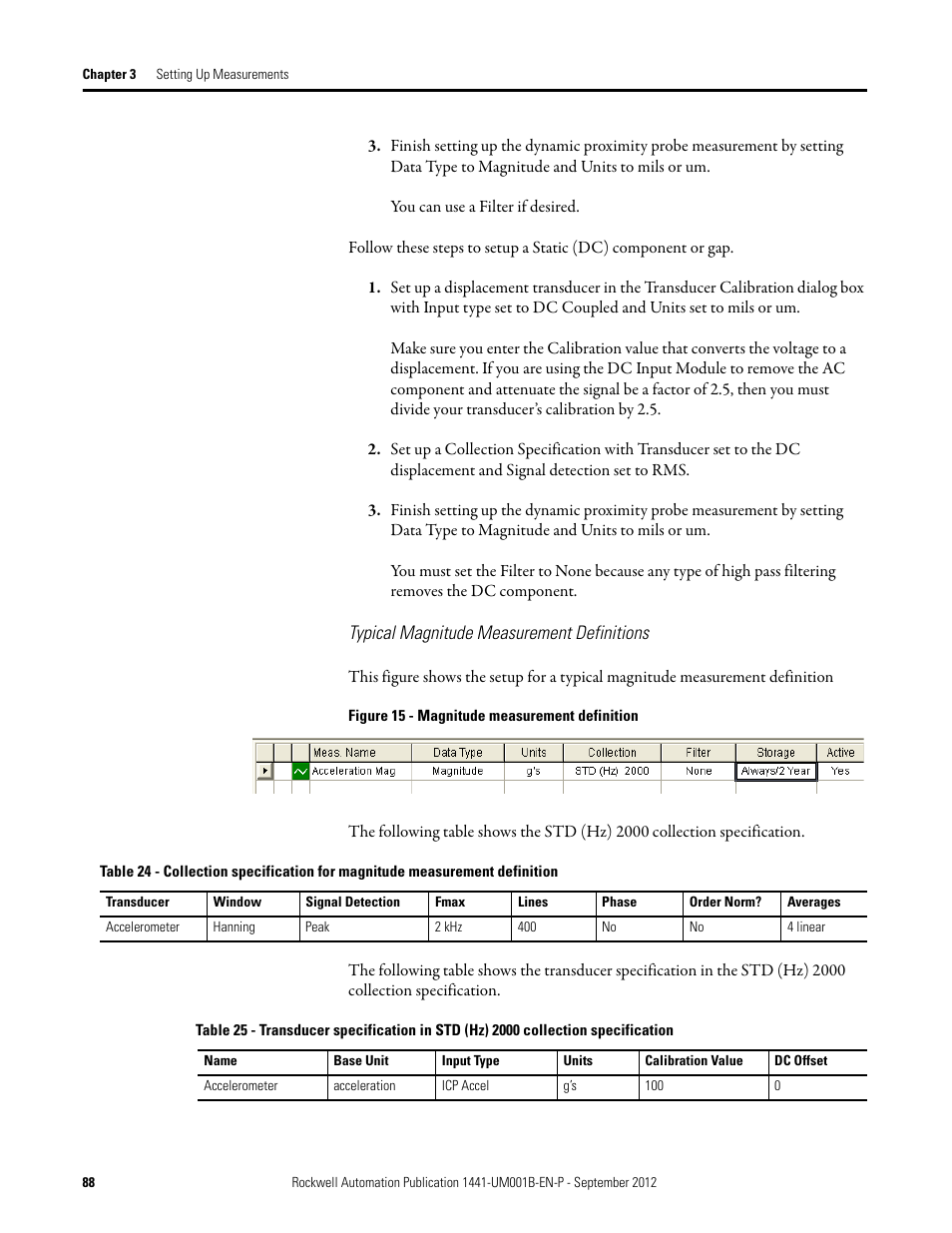 Rockwell Automation 1441-DYN25-Z Dynamix 2500 Data Collector User Manual | Page 88 / 218