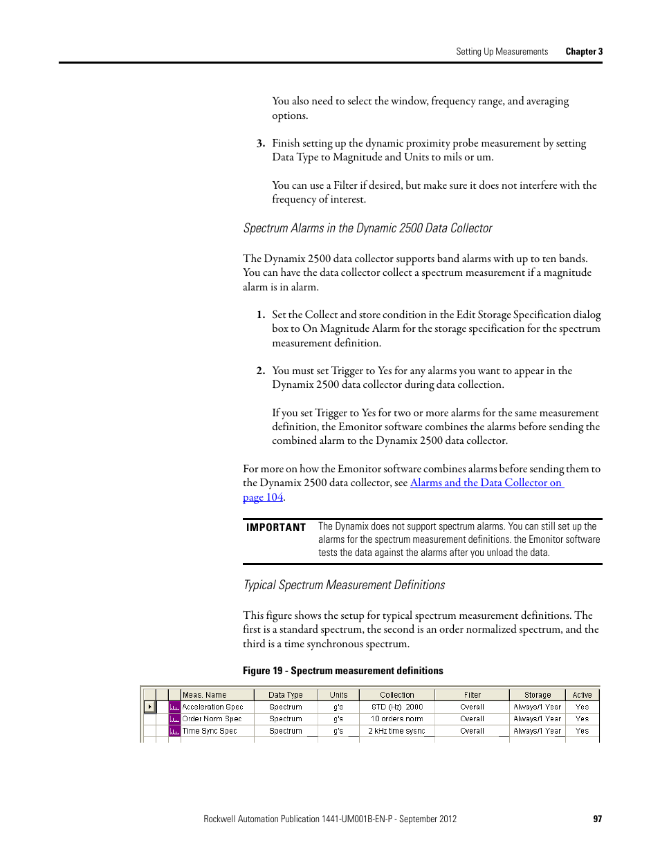 Rockwell Automation 1441-DYN25-Z Dynamix 2500 Data Collector User Manual | Page 97 / 218