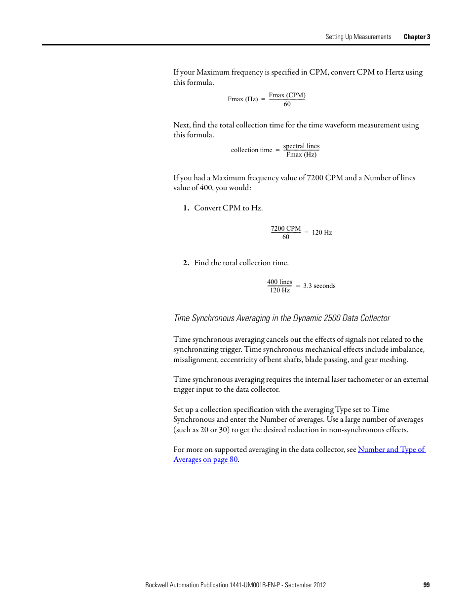 Rockwell Automation 1441-DYN25-Z Dynamix 2500 Data Collector User Manual | Page 99 / 218