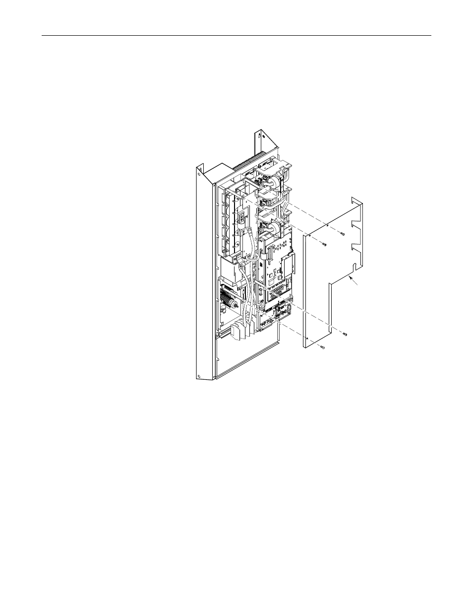 1336 impact drives, Remove the high voltage guard, Figurei16 | High voltage guard | Rockwell Automation 1336S, 1336F, 1336E, 1336T, 1336-SN-SP18A Snubber Board Kit User Manual | Page 38 / 58