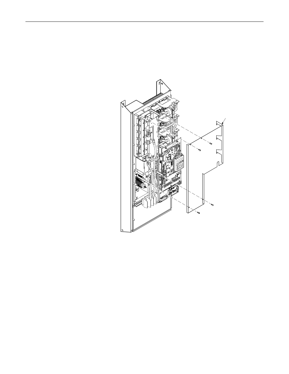 1336 plus ii drives, Remove the high voltage guard, Figurei20 | High voltage guard | Rockwell Automation 1336S, 1336F, 1336E, 1336T, 1336-SN-SP18A Snubber Board Kit User Manual | Page 46 / 58