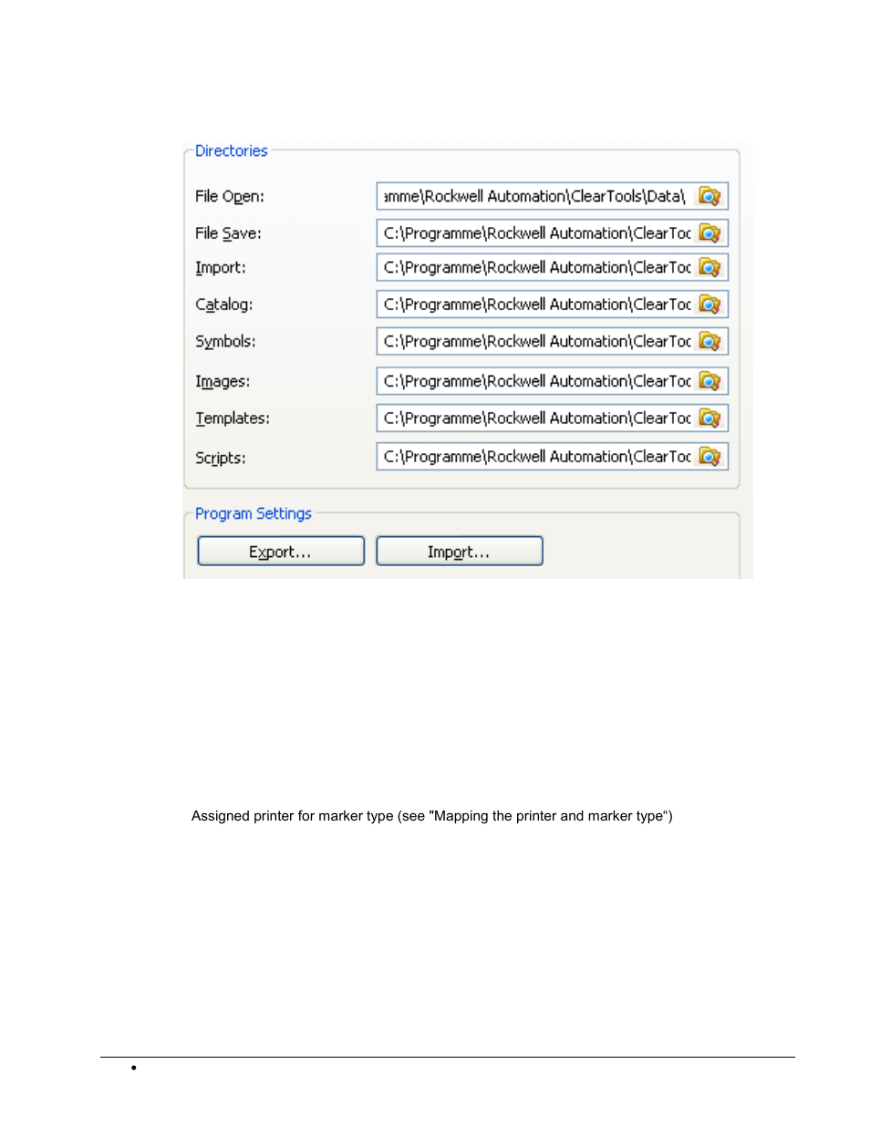 Directory | Rockwell Automation 1492-PRINT110_PRINT220 ClearTools User Manual User Manual | Page 112 / 182