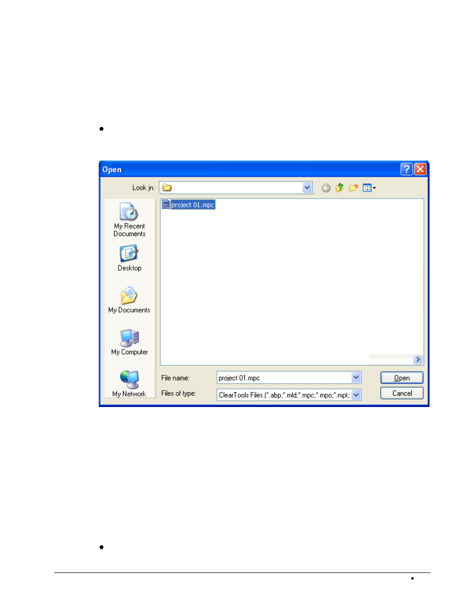 Opening other file types | Rockwell Automation 1492-PRINT110_PRINT220 ClearTools User Manual User Manual | Page 121 / 182