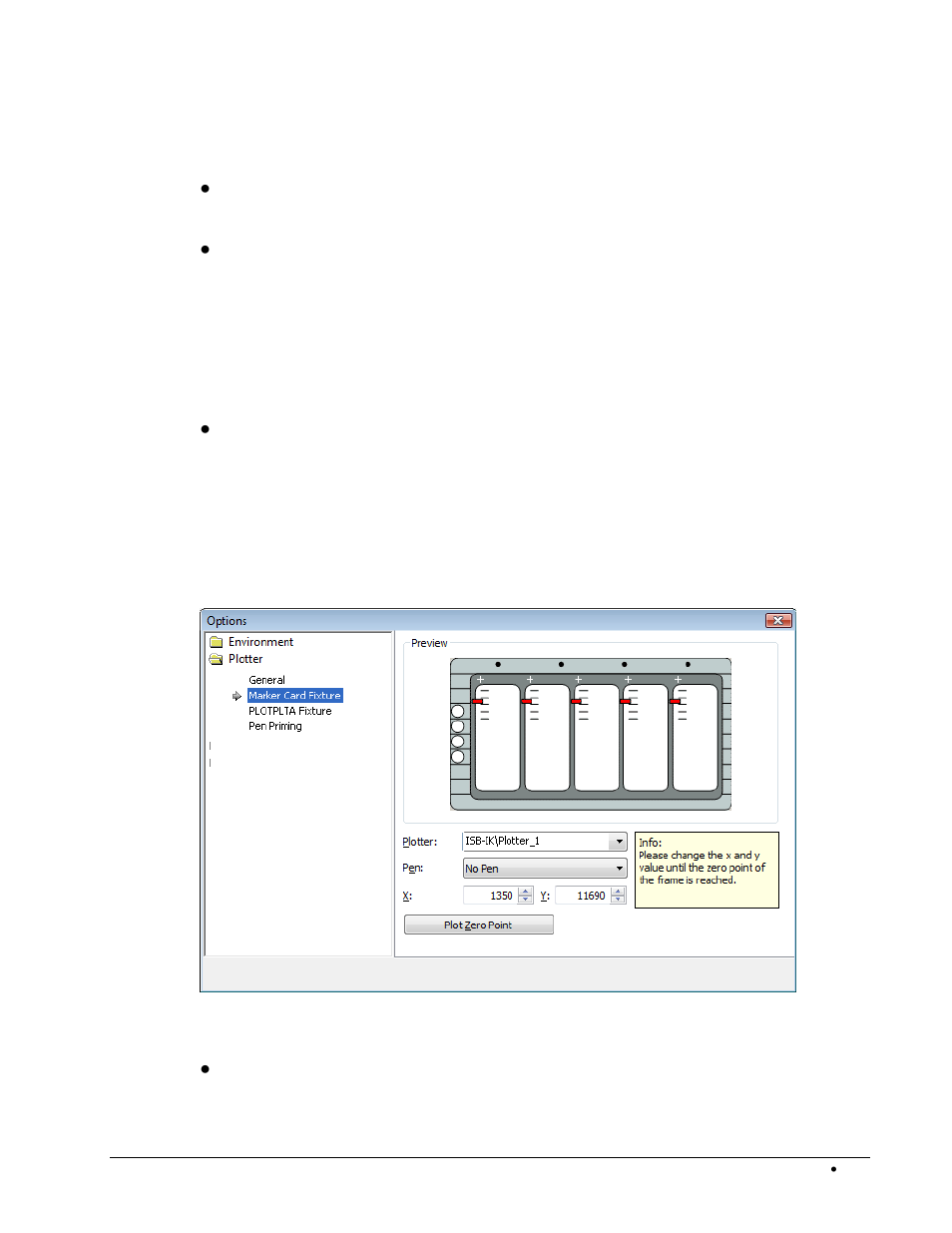 Calibration dialog, Editing/creating plotter symbols, Marker card fixture | Plotplta fixture | Rockwell Automation 1492-PRINT110_PRINT220 ClearTools User Manual User Manual | Page 175 / 182