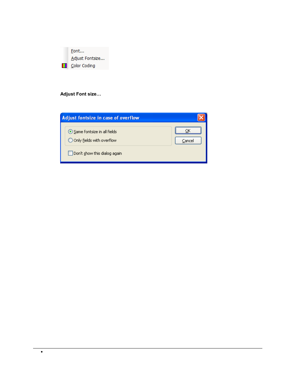 Format menu | Rockwell Automation 1492-PRINT110_PRINT220 ClearTools User Manual User Manual | Page 56 / 182