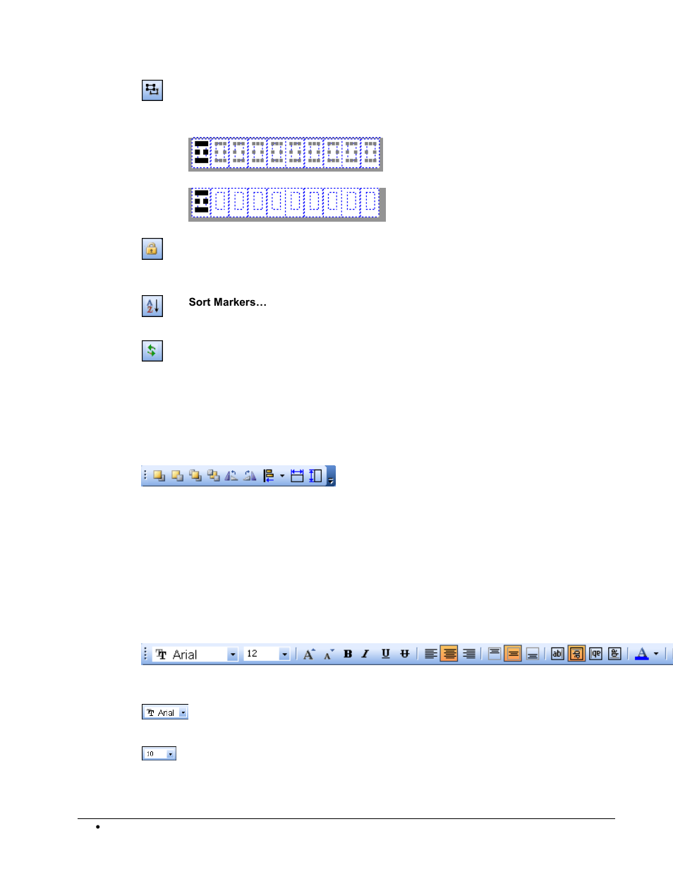 Layout, Format text | Rockwell Automation 1492-PRINT110_PRINT220 ClearTools User Manual User Manual | Page 60 / 182