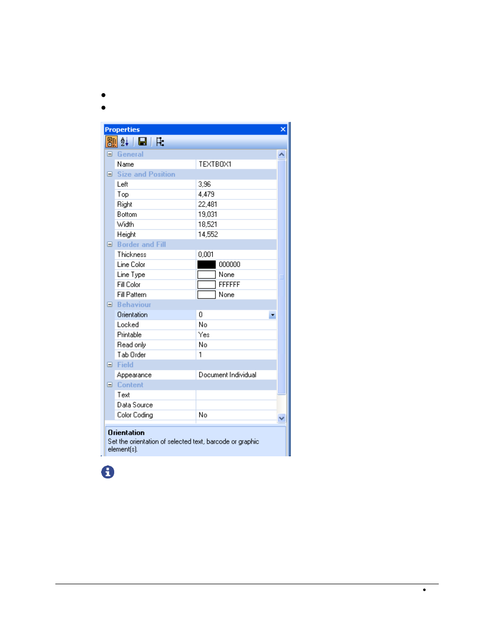 Showing properties | Rockwell Automation 1492-PRINT110_PRINT220 ClearTools User Manual User Manual | Page 71 / 182