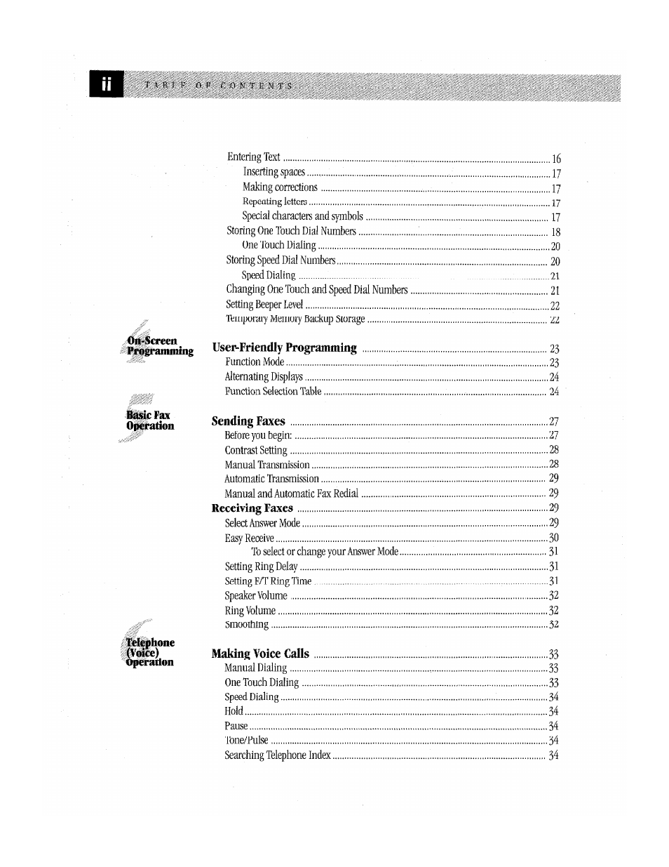 Brother Fax-170 User Manual | Page 4 / 74