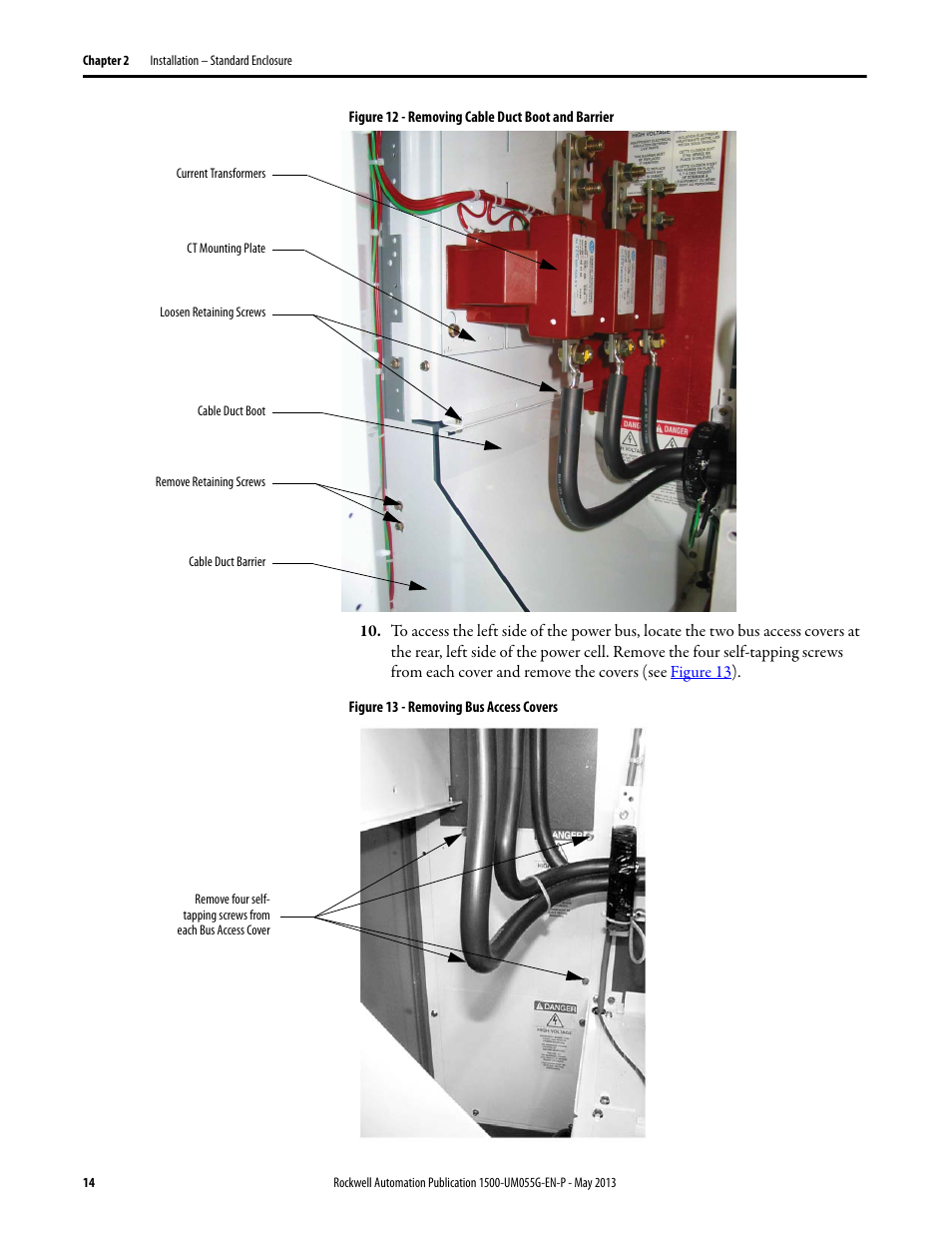 Figure 12 | Rockwell Automation 1512B MV Controllers, 200/400A Two-High Cabinet, Standard and Arc-Resistant Enclosure User Manual | Page 22 / 100