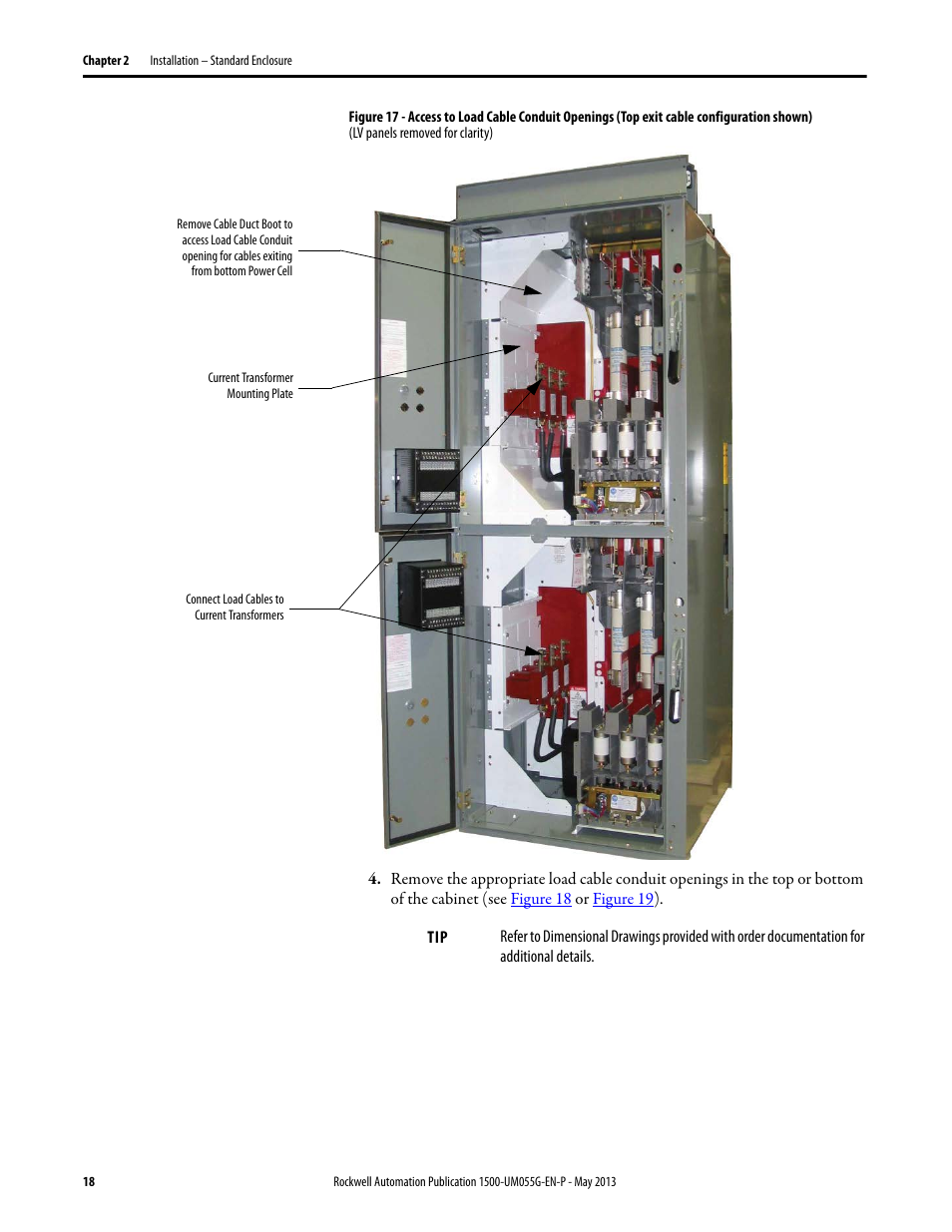 Figure 17 | Rockwell Automation 1512B MV Controllers, 200/400A Two-High Cabinet, Standard and Arc-Resistant Enclosure User Manual | Page 26 / 100