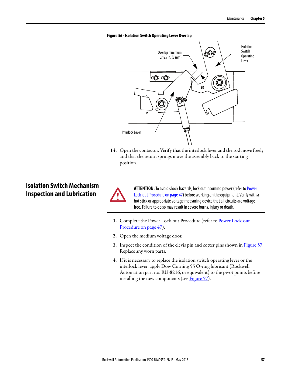 Rockwell Automation 1512B MV Controllers, 200/400A Two-High Cabinet, Standard and Arc-Resistant Enclosure User Manual | Page 65 / 100