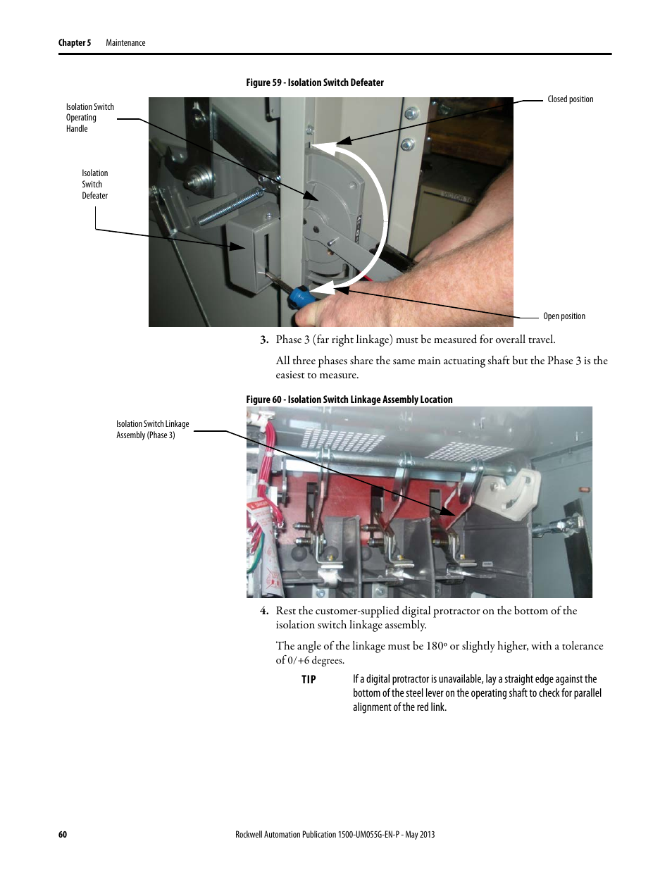 Rockwell Automation 1512B MV Controllers, 200/400A Two-High Cabinet, Standard and Arc-Resistant Enclosure User Manual | Page 68 / 100