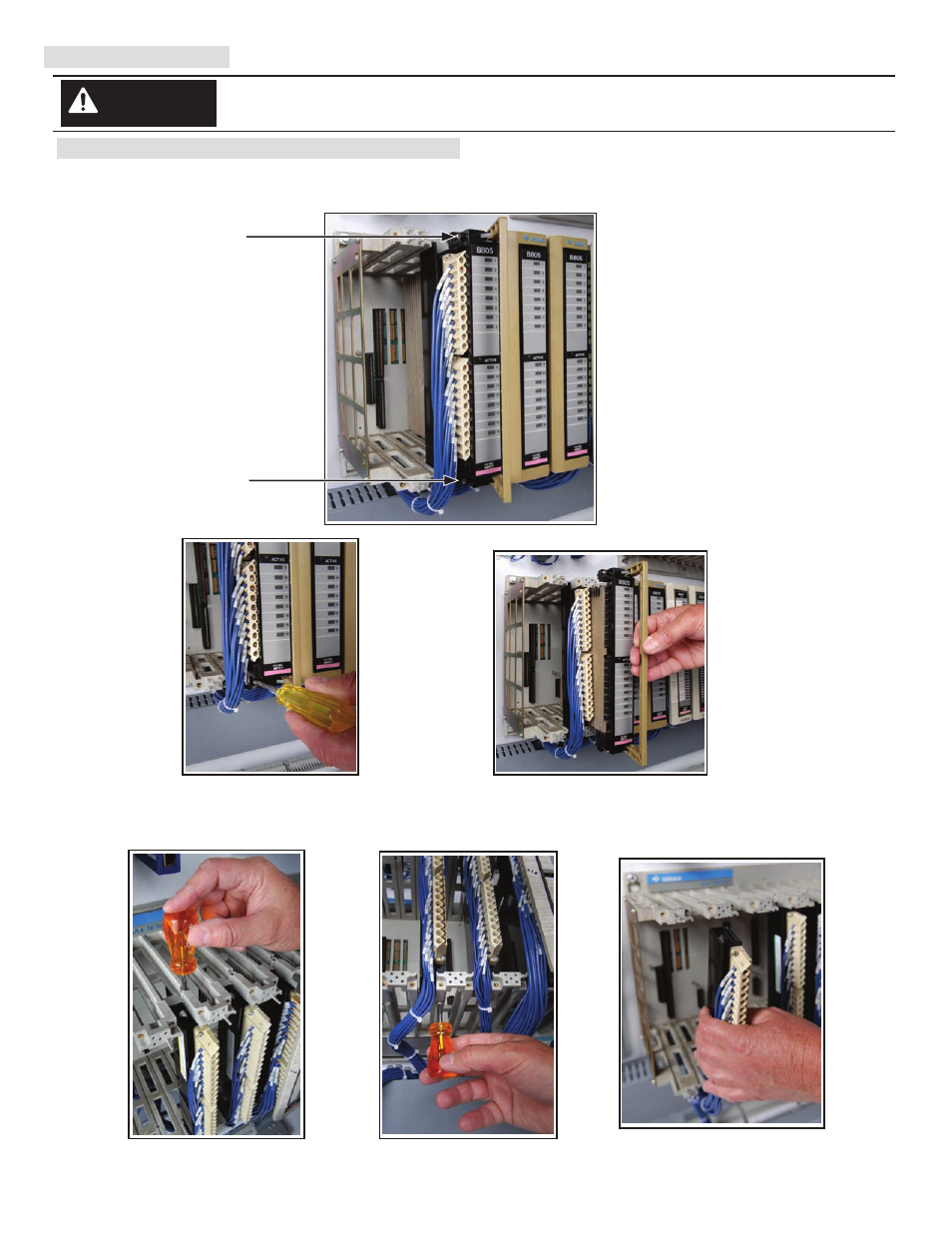 Ii. conversion steps | Rockwell Automation 1492 Modicon 800-to-1756 I/O Swing-arm Conversion System User Manual | Page 2 / 12