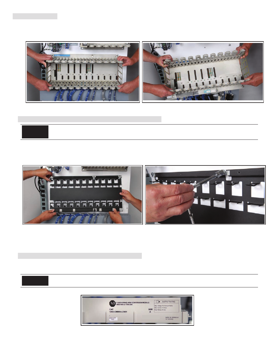 Rockwell Automation 1492 Modicon 800-to-1756 I/O Swing-arm Conversion System User Manual | Page 4 / 12