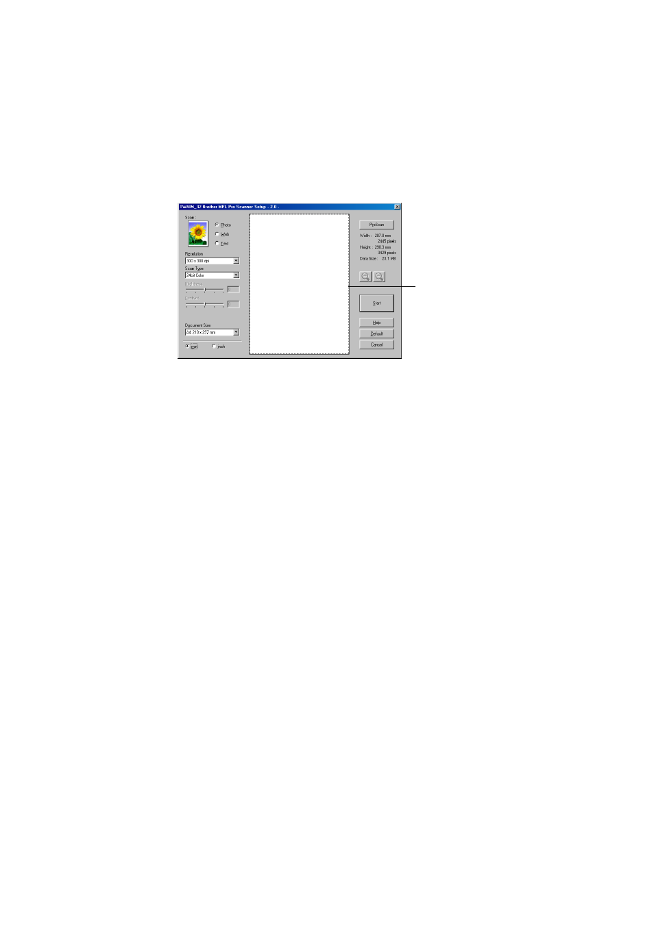 Prescanning to crop a portion you want to scan, Prescanning to crop a portion you want to scan -5 | Brother DCP-4020C User Manual | Page 104 / 227