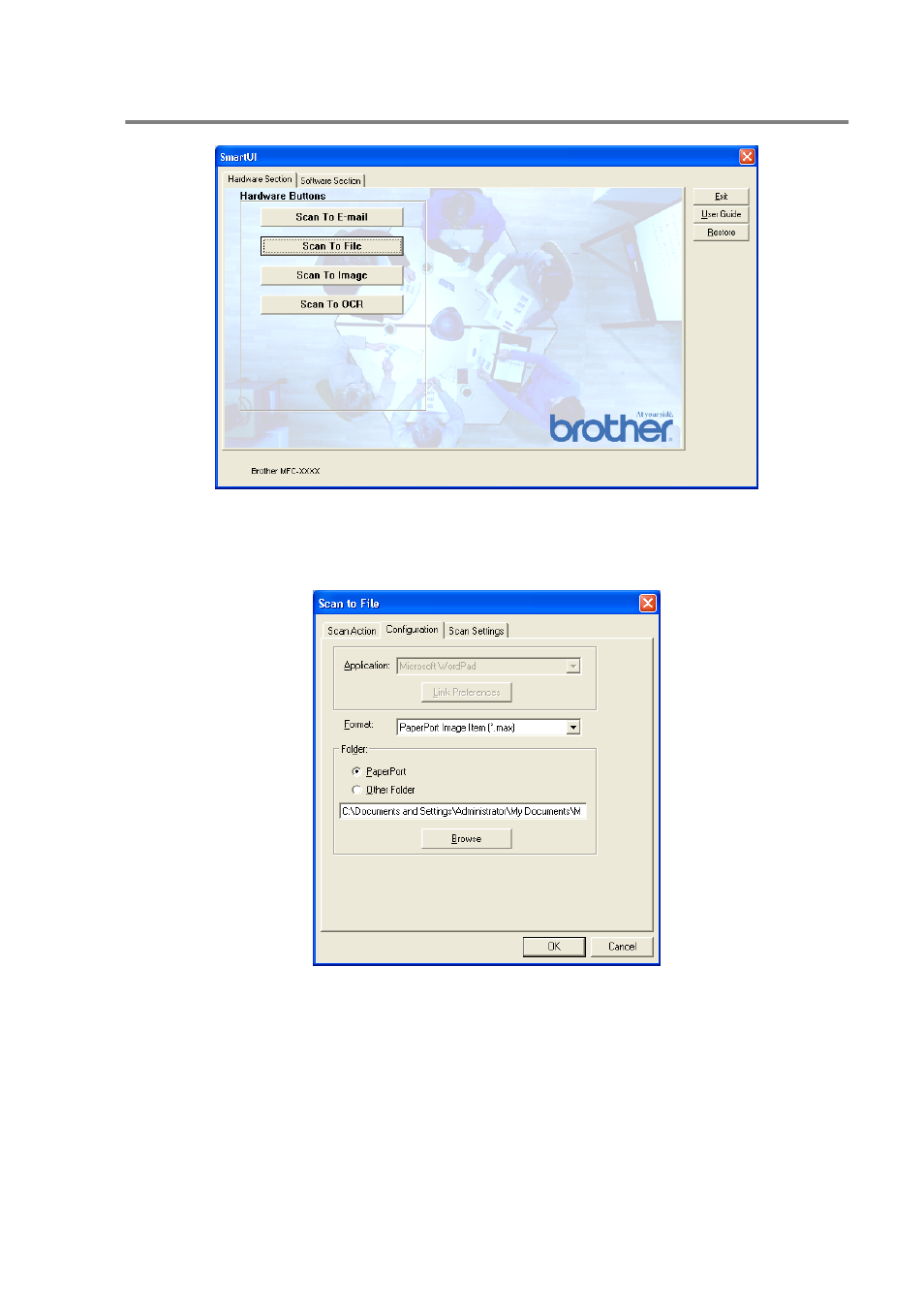 Scan to file, Scan to file -8 | Brother DCP-4020C User Manual | Page 148 / 227