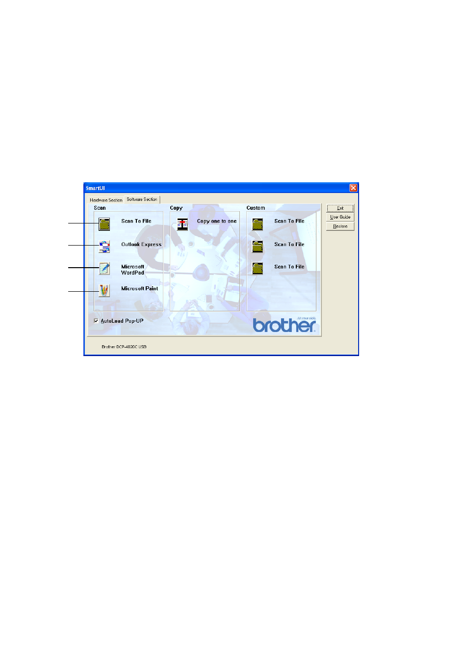 Software section, Software section -13 | Brother DCP-4020C User Manual | Page 153 / 227