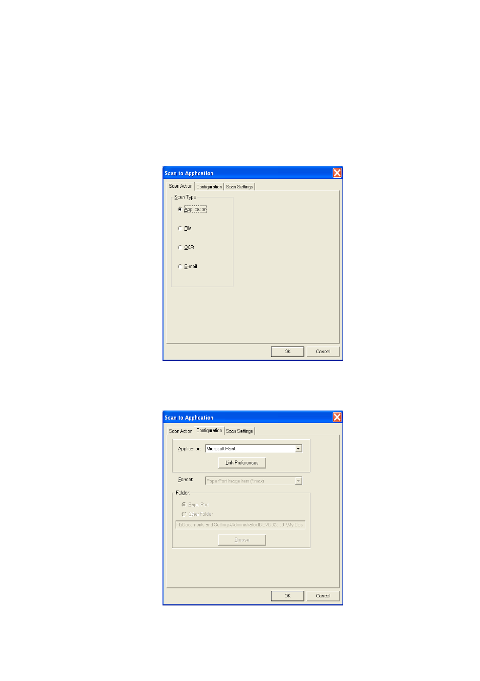 Scan to graphics application, Example: microsoft paint) -24 | Brother DCP-4020C User Manual | Page 164 / 227