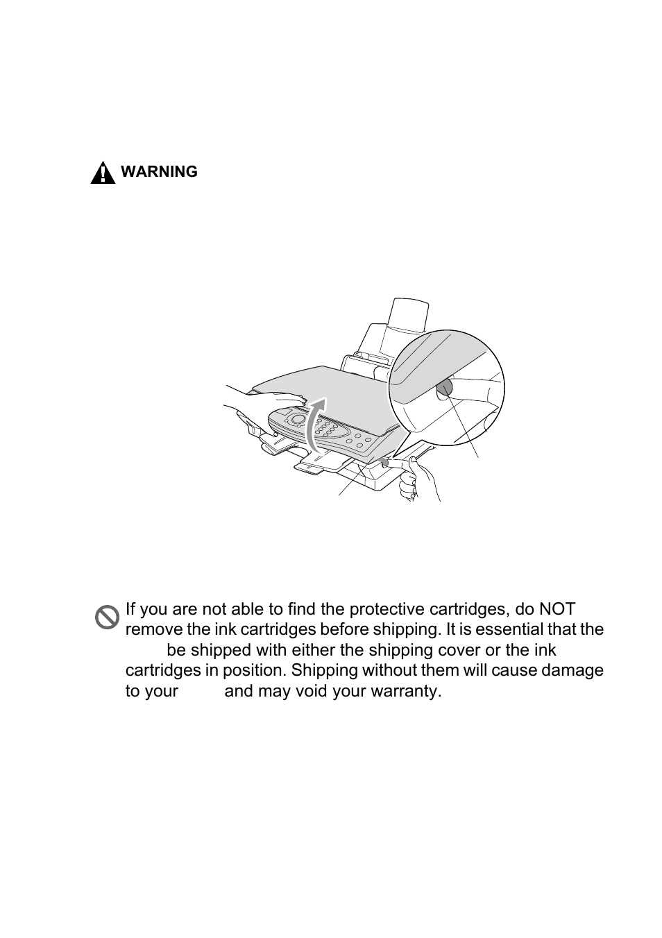 Packing and shipping the dcp, Packing and shipping the dcp -13 | Brother DCP-4020C User Manual | Page 214 / 227