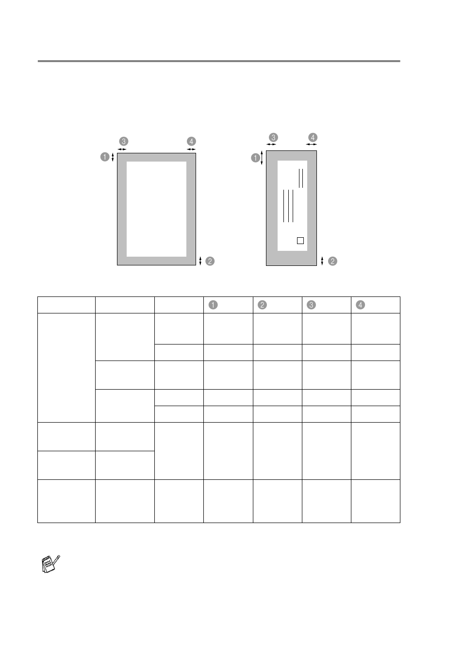 Printable area, Printable area -5 | Brother DCP-4020C User Manual | Page 25 / 227