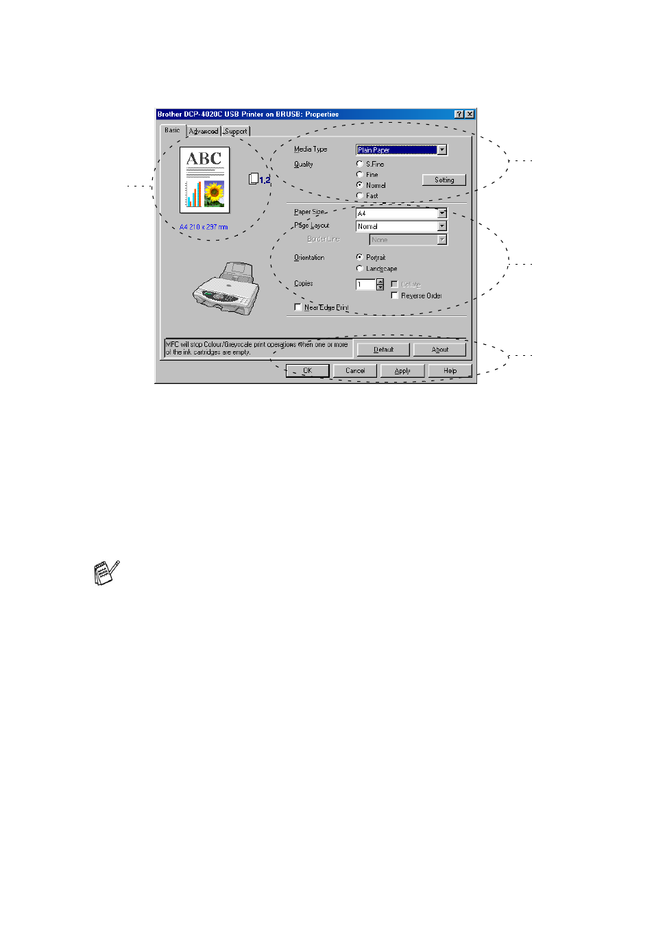 Basic tab, Basic tab -2 | Brother DCP-4020C User Manual | Page 80 / 227