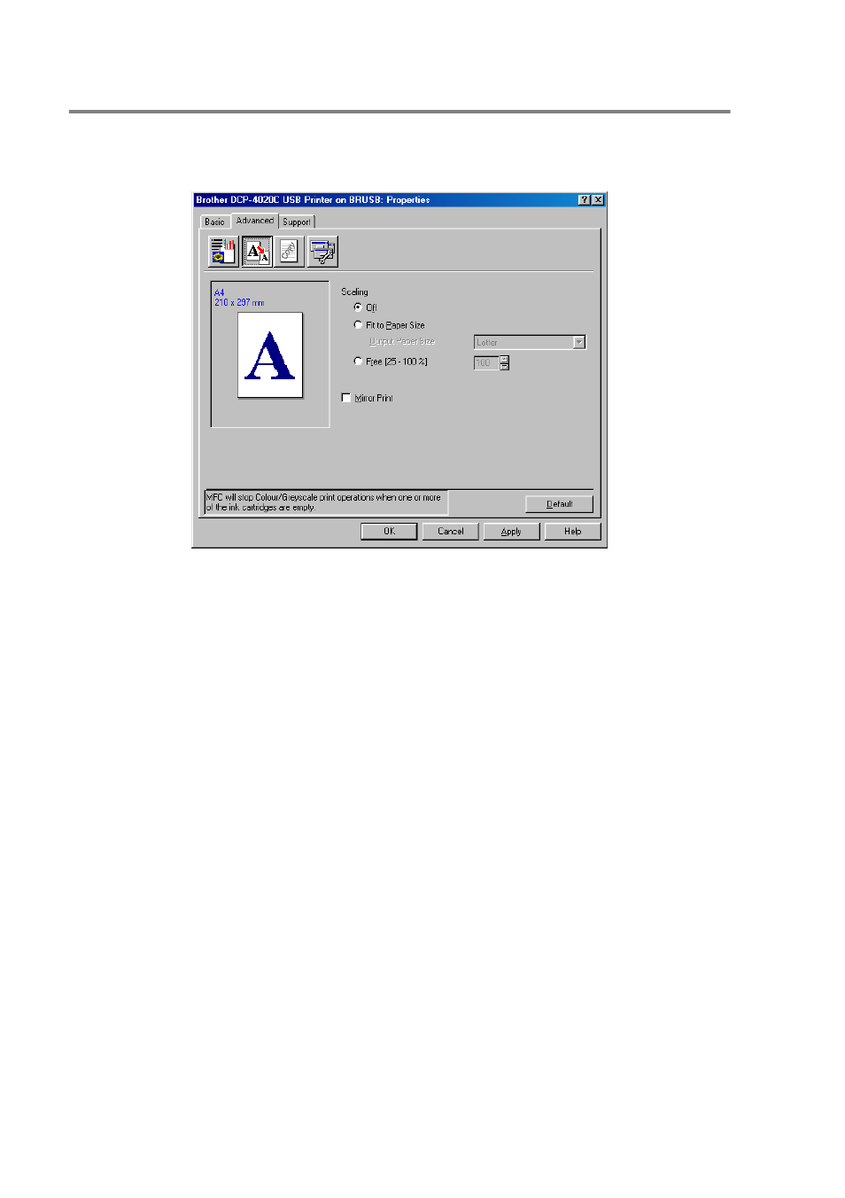 Scaling, Scaling -15 | Brother DCP-4020C User Manual | Page 93 / 227