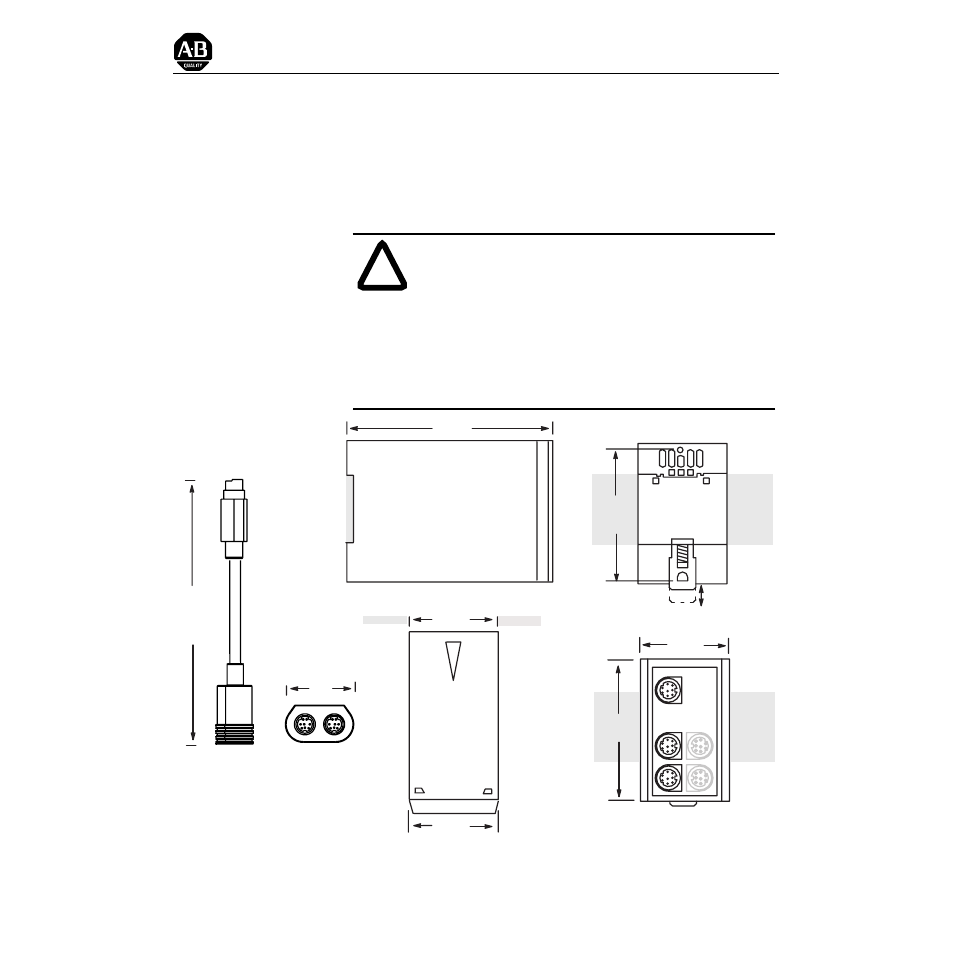 Rockwell Automation 1203 Splitter Module SG2, SG4, S03 Instructions User Manual | 2 pages