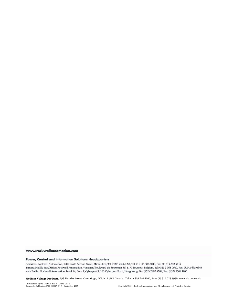 Rockwell Automation 1502 Electrically-Held to Mechanically Latched Contactor - Retrofit Instructions User Manual | Page 14 / 14