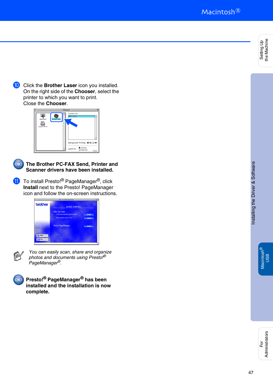 Brother MFC 8220 User Manual | Page 49 / 61
